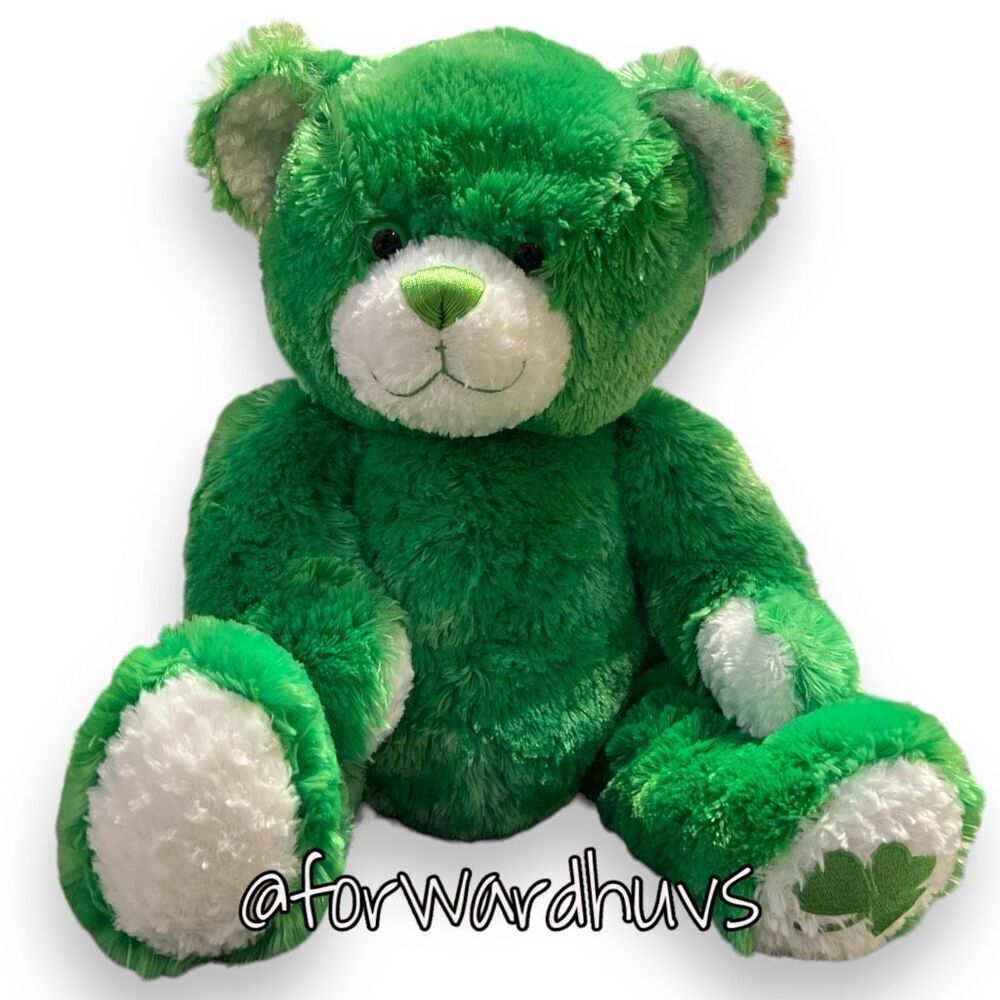 Build-A-Bear Lucky O' Teddy Plush - Limited Edition St. Patrick's Day No Tags